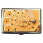 Retro Vintage Yellow Rotary Dial Spiral Droste Cigarette Money Case