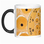 Retro Vintage Yellow Rotary Dial Spiral Droste Morph Mug