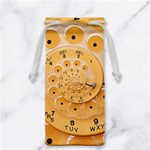 Retro Vintage Yellow Rotary Dial Spiral Droste Jewelry Bag