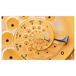 Retro Vintage Yellow Rotary Dial Spiral Droste Samsung Note 4 Hardshell Back Case