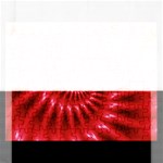 Glossy Red Spiral Fractal Jigsaw Puzzle (Rectangular)