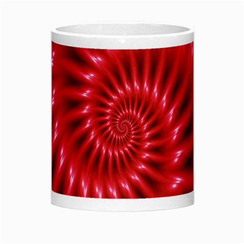 Glossy Red Spiral Fractal Morph Mug from ArtsNow.com Center