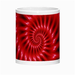 Glossy Red Spiral Fractal Morph Mug from ArtsNow.com Center