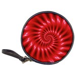 Glossy Red Spiral Fractal Classic 20-CD Wallet