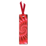 Glossy Red Spiral Fractal Small Book Mark