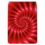 Glossy Red Spiral Fractal Removable Flap Cover (L)