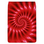 Glossy Red Spiral Fractal Removable Flap Cover (S)