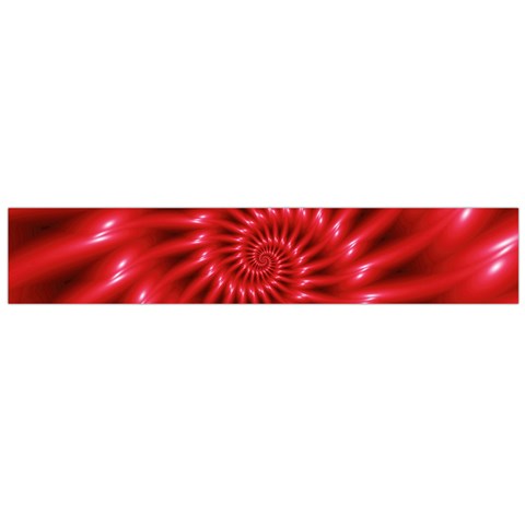 Glossy Red Spiral Fractal Flano Scarf (Large) from ArtsNow.com Front