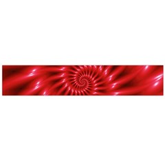 Glossy Red Spiral Fractal Flano Scarf (Large) from ArtsNow.com Back