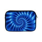 Glossy Electric Blue Spiral Fractal  Apple iPad Mini Zipper Case