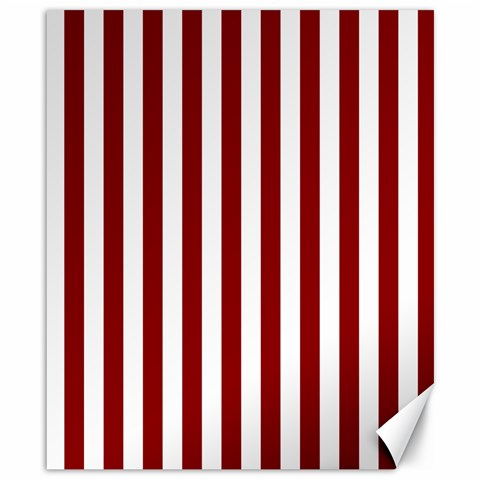 Vertical Stripes 8.15 x9.66  Canvas - 1