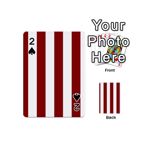 Vertical Stripes Front - Spade2