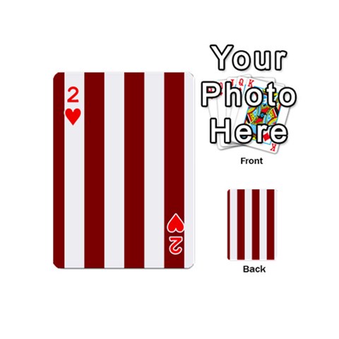 Vertical Stripes Front - Heart2