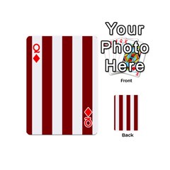 Queen Vertical Stripes Front - DiamondQ