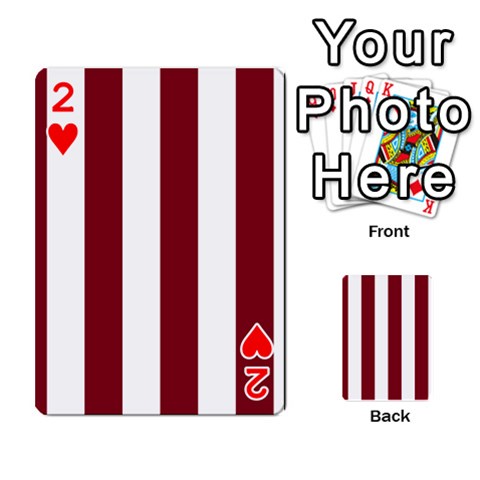 Vertical Stripes Front - Heart2