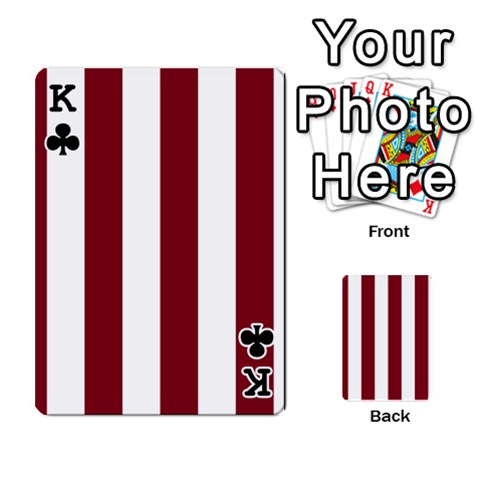 King Vertical Stripes Front - ClubK