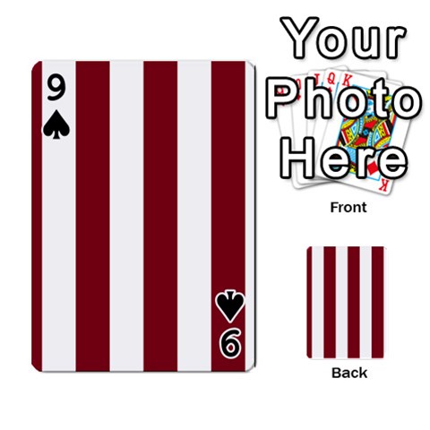 Vertical Stripes Front - Spade9