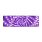 Glossy Purple  Beaded Spiral Fractal Sticker (Bumper)