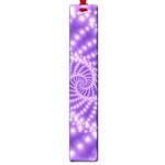 Glossy Purple  Beaded Spiral Fractal Large Book Mark