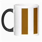 Vertical Stripes - White and Golden Brown Morph Mug