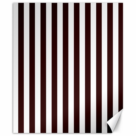 Vertical Stripes 8.15 x9.66  Canvas - 1