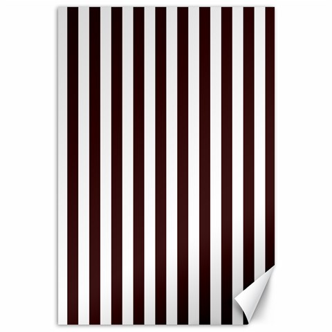 Vertical Stripes 11.88 x17.36  Canvas - 1