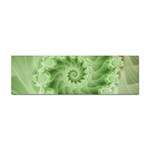 Fractal Lace Green Spiral Fractal Sticker (Bumper)