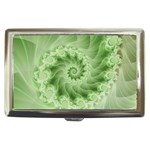 Fractal Lace Green Spiral Fractal Cigarette Money Case