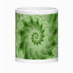 Fractal Lace Green Spiral Fractal Morph Mug from ArtsNow.com Center