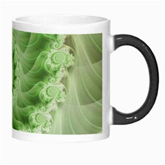 Fractal Lace Green Spiral Fractal Morph Mug from ArtsNow.com Right