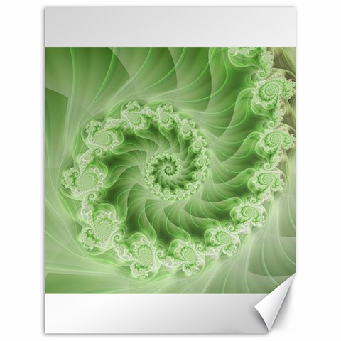 Fractal Lace Green Spiral Fractal Canvas 18  x 24  from ArtsNow.com 17.8 x23.08  Canvas - 1