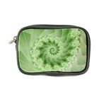 Fractal Lace Green Spiral Fractal Coin Purse