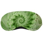 Fractal Lace Green Spiral Fractal Sleeping Mask