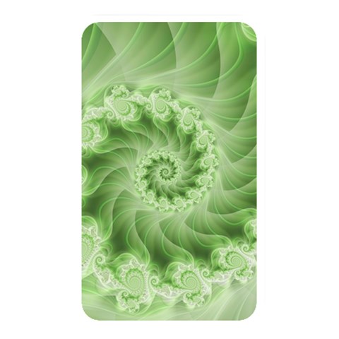 Fractal Lace Green Spiral Fractal Memory Card Reader (Rectangular) from ArtsNow.com Front