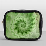 Fractal Lace Green Spiral Fractal Mini Toiletries Bag (One Side)