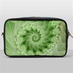 Fractal Lace Green Spiral Fractal Toiletries Bag (One Side)