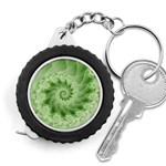 Fractal Lace Green Spiral Fractal Measuring Tape