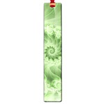 Fractal Lace Green Spiral Fractal Large Book Mark