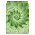 Fractal Lace Green Spiral Fractal Removable Flap Cover (S)