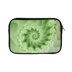 Fractal Lace Green Spiral Fractal Apple iPad Mini Zipper Case