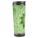 Fractal Lace Green Spiral Fractal Travel Tumbler