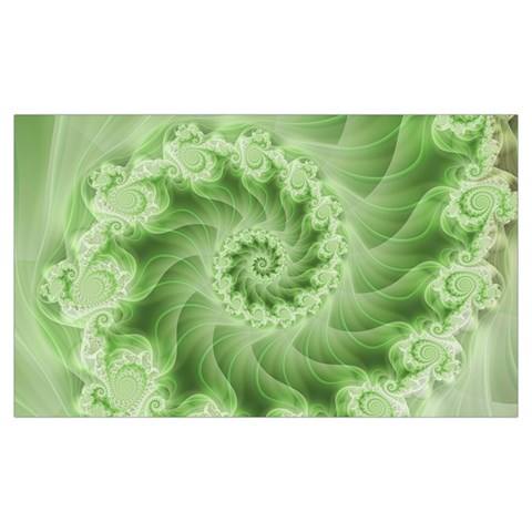 Fractal Lace Green Spiral Fractal Samsung Note 4 Hardshell Back Case from ArtsNow.com Front