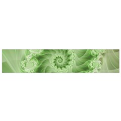 Fractal Lace Green Spiral Fractal Flano Scarf (Small) from ArtsNow.com Front