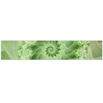 Fractal Lace Green Spiral Fractal Flano Scarf (Large)