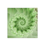 Fractal Lace Green Spiral Fractal Satin Bandana Scarf