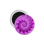 Silky Pink Spiral Fractal  1.75  Magnet