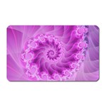 Silky Pink Spiral Fractal  Magnet (Rectangular)