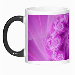 Silky Pink Spiral Fractal  Morph Mug from ArtsNow.com Left