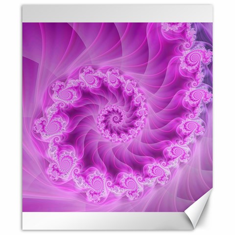 Silky Pink Spiral Fractal  Canvas 20  x 24  from ArtsNow.com 19.57 x23.15  Canvas - 1