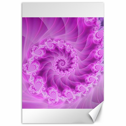 Silky Pink Spiral Fractal  Canvas 20  x 30  from ArtsNow.com 19.62 x28.9  Canvas - 1